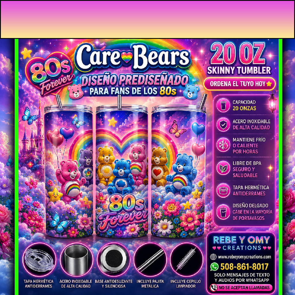 🧸 Care Bears™ 80s Forever – Revive la Magia de los 80s