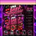 NUEVO TUMBLER DE 20.OZ DISEÑO PREDETERMINADO "UNA BABY BENDECIDA" EXCLUSIVO DE REBE Y OMY DESIGN'S