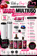 Vaso Multiuso Personalizable 4 en 1 – 16 oz